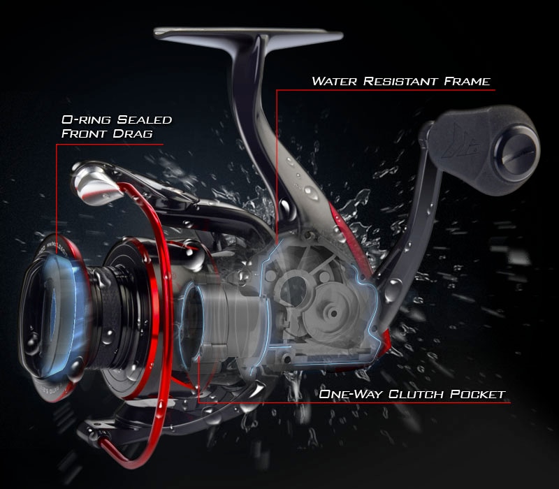 Stylish Water Resistance Spinning Reel for Fishing