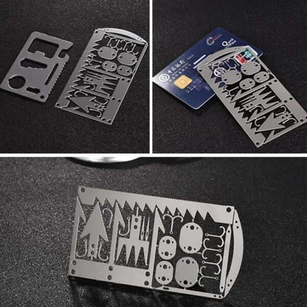 22-in-1 Survival Tool Card - Image 7