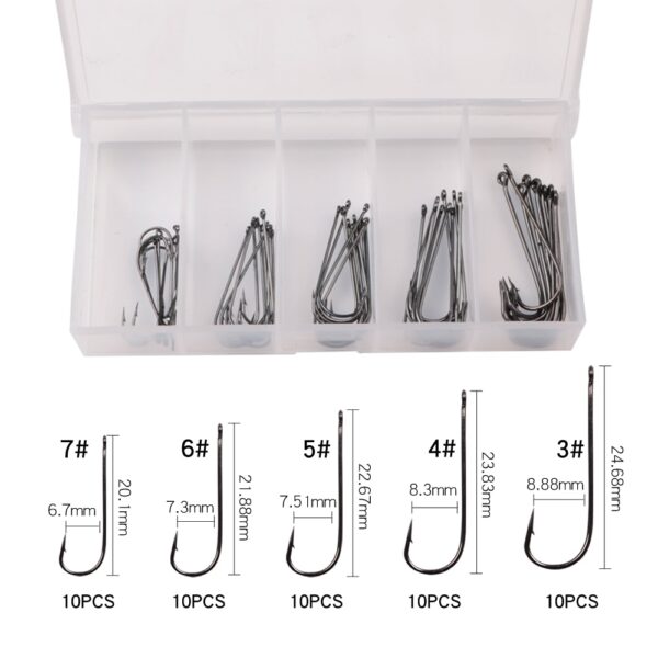 Fishing Hooks Set with Storage Case - Image 4